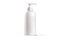 Hand antibacterial sanitizer dispenser pump. Cosmetic bottle with dispenser liquid container for gel, lotion, cream, shampoo, bath