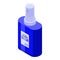 Hand antiseptic icon, isometric style