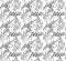 Hand arms palms lines grayscale semaless pattern