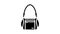 hand bag woman glyph icon animation