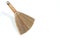 Hand broom in a white background