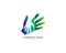 Hand care adoption logo vector