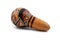 Hand Carved gourd maracas stock images