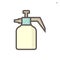 Hand compression sprayer vector icon.