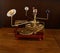 Hand crank 6 planet orrery