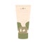 Hand cream. Skincare body care cosmetics tube isolated on white background. Beauty home procedure product. Serum body for spa.