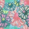 Hand dawn fresh floral seamless pattern