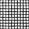 Hand draw brush grid black and white seamless pattern