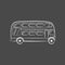 Hand draw sketch Transportation Travel icon bus