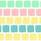 Hand Draw Squares Pattern Kids Blue, Pink, Mint, Yellow. Vector Endless Background pencil Texture of squares