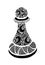 Hand drawing doodle Sketch Chess Pawn Vector Illustration Art