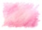 Hand drawing watercolor abstract pink splash background. Universe of feelings.