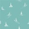 Hand drawing wind surf seamless pattern in . Flat style