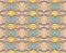 Hand drawn abstract eclectic seamless pattern. Soft colors, textile design, wrapping paper or cover in pastel tones - yellow, blue