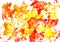 Hand drawn abstract watercolor autumn texture background
