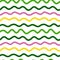 Hand drawn abstract wavy line endless wallpaper. Funny waves seamless pattern. Creative stripes background