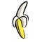 Hand-Drawn Banana Illustration Clipart