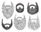 Hand Drawn Beard Set