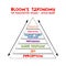 Hand drawn Bloom`s taxonomy The psychomotor domain action-based hierarchical model used to classify educational learning