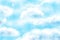 hand drawn blue watercolor cloudy blue sky background
