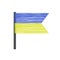 Hand drawn Blue Yellow Ukrainian flag2. Pattern Design For Brochures, Printed Materials, Logos, Independence Day