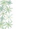 Hand drawn bohemian winter snowflake banner. Holiday symbol in modern style. Christmas cards, postcard.
