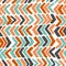 Hand drawn chevron. Colorful abstract background.