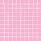 Hand drawn cute grid. doodle pink, pale, white plaid pattern with Checks. Graph square background with texture. Line art