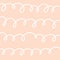 Hand drawn cute squiggle grid. doodle beige, pink, pale, white wavy pattern with scribbles. Doodle square background