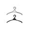 Hand drawn doodle Clothes hanger. Hanger icon vector isolated on white background