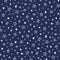 Hand drawn doodle stars on dark blue sky vector seamless pattern. Winter Christmas cute holiday background.