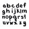 Hand Drawn English Alphabet (small letters).