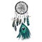 Hand drawn ethnic dreamcatcher.