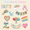 Hand Drawn Gay Pride Stickers Collection - 