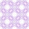 Hand drawn green mosaic seamless border. Purple