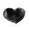 Hand drawn heart. Textured halftone brush stroke. Grunge heart shape painted in watercolor. Valentines day sign. Love symbol