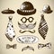 Hand Drawn Hipster Vector Design Elements