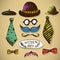 Hand Drawn Hipster Vector Design Elements