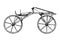 Hand drawn illustration of bicycle