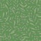 Hand drawn leaf wallpaper. Forest leaves seamless pattern on green background.