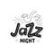 Hand drawn lettering Jazz night