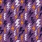 Hand drawn Lightning bolt seamless pattern. Halloween colors. Fashion design texture for textile. Vector illustration.