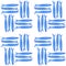 Hand drawn marine seamless pattern  a group of anchovy fish on white background.