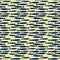 Hand drawn marine seamless pattern a group of anchovy fish on yellow background.