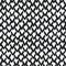 Hand drawn monochrome cell seamless pattern