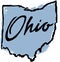 Hand Drawn Ohio State Design