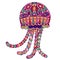 Hand drawn ornate jellyfish medusa animal sea
