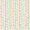 Hand drawn oval striped abstract seamless pattern in pastel colours. Sweet vector geometric background design ideal for