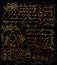 Hand drawn Page with magic spells and mystic drawings from witch book on black background.