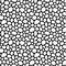 Hand drawn polka dot seamless pattern